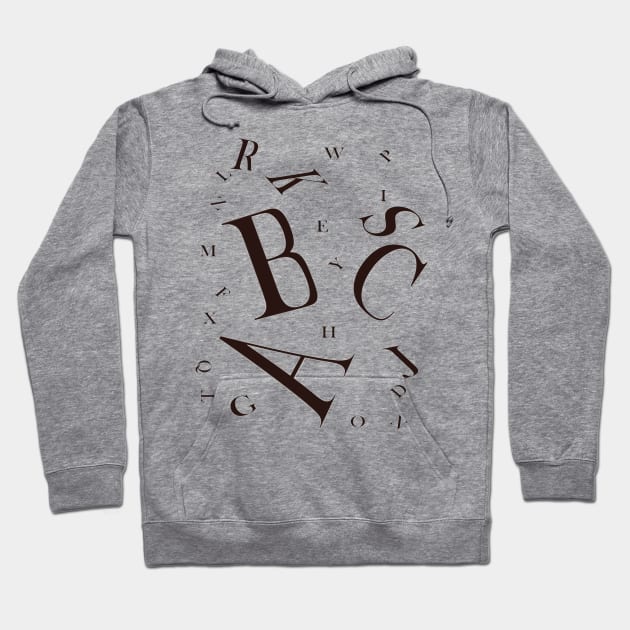 ABC Hoodie by All my art